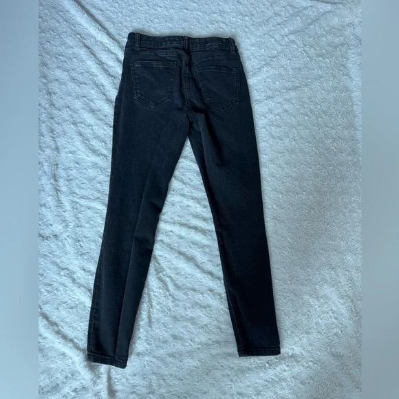 Adrienne Vittadini Black Skinny Jeans High-Rise Modern Fit - Picture 3 of 4